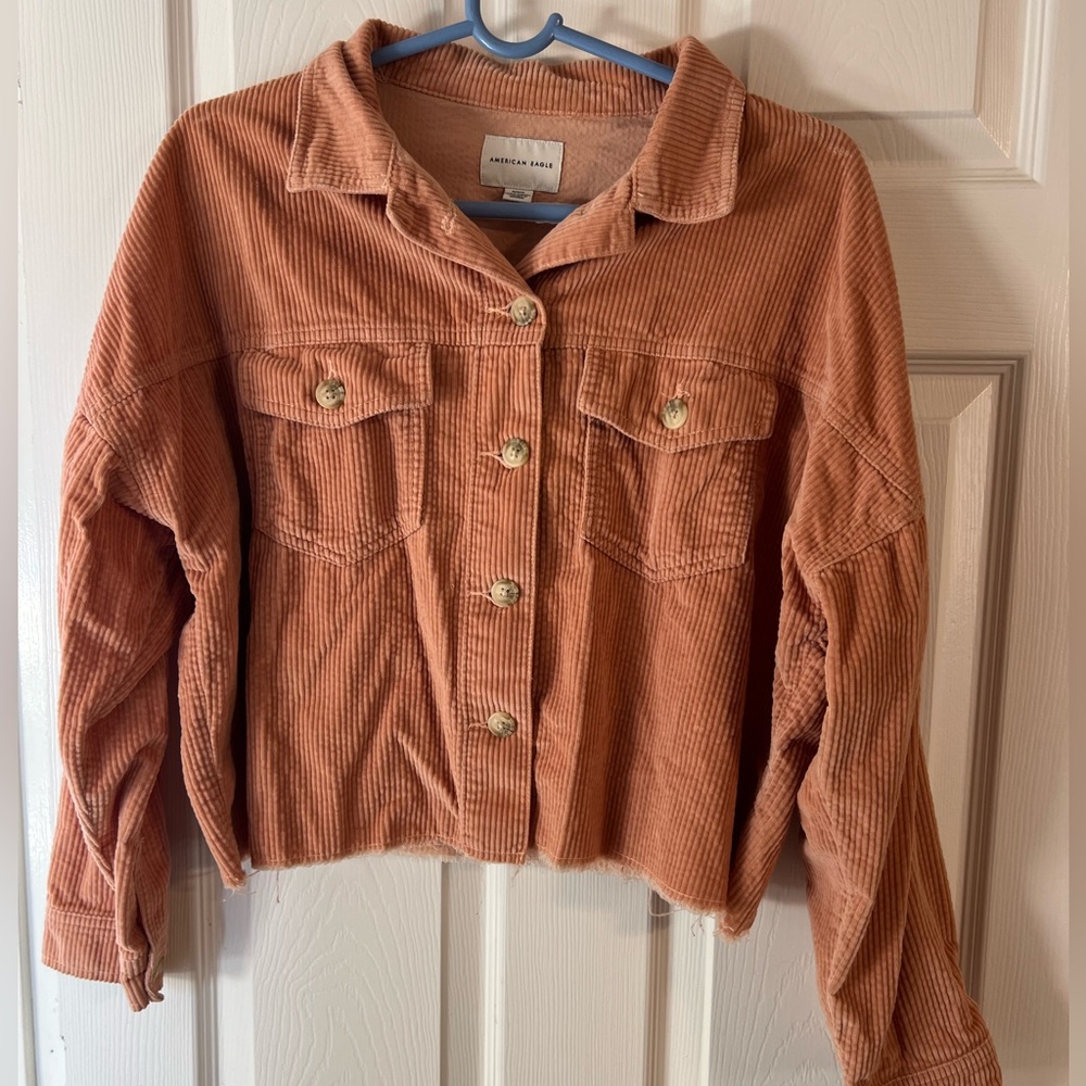 Peachy American Eagle Outfitters Women's Corduroy Jacket - Size M